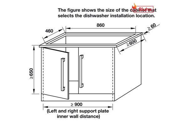 Chậu kết hợp Máy rửa bát Hafele 539.20.530 HDW-SD90A