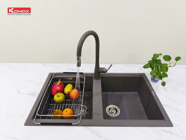 Chậu rửa bát đá Konox Phoenix 860