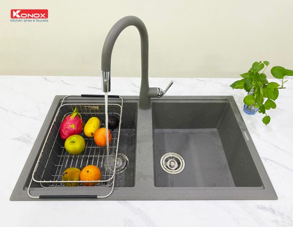 Chậu rửa bát đá Konox Phoenix 860