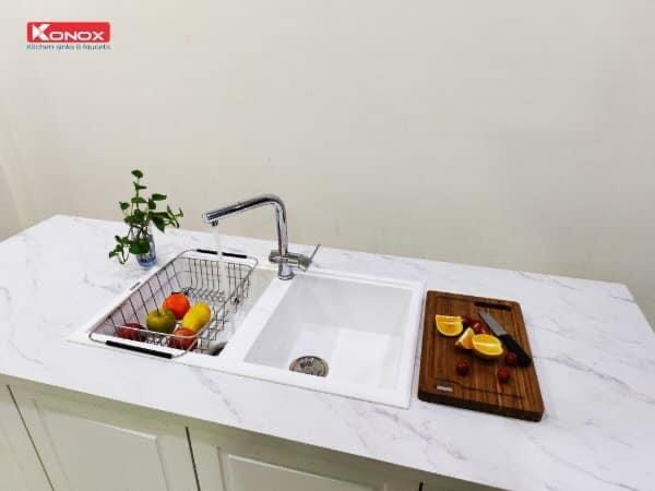 Chậu rửa bát đá Konox Phoenix 860
