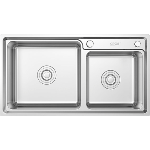 Chậu rửa bát 2 hố Grob GS304-7843PD