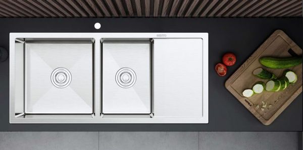 Chậu rửa bát GENTO 2 hố  GT04-10046