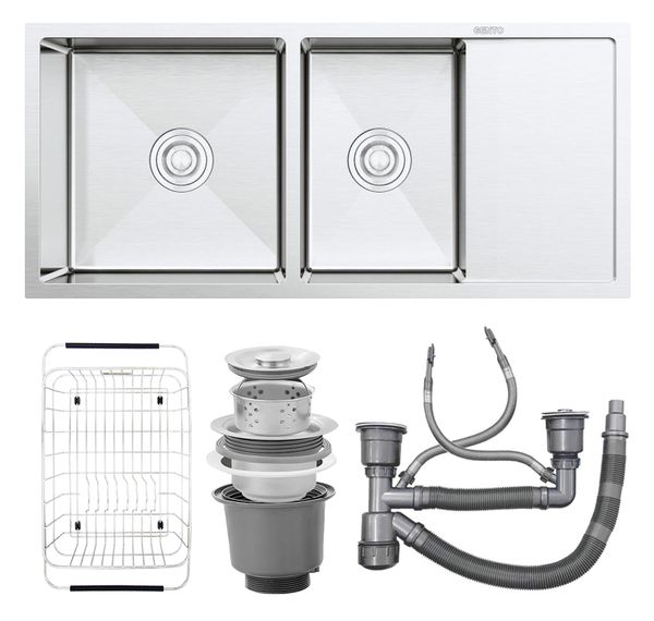 Chậu rửa bát GENTO 2 hố  GT04-10046