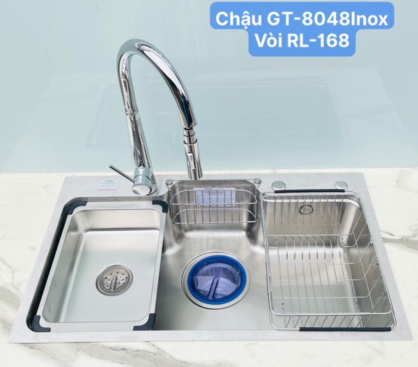Chậu rửa bát GENTO 1 hố  GT04- 8048