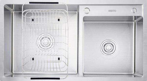 Chậu rửa bát GENTO 2 hố  GT04- 8448S