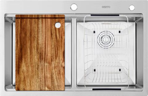 Chậu rửa bát GENTO 2 hố  GT04- 8850