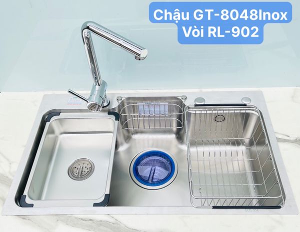 Chậu rửa bát GENTO 1 hố  GT04- 8048