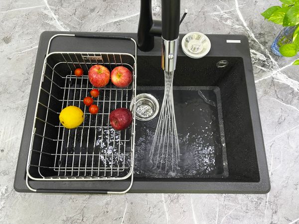 Chậu rửa bát đá Konox Ruvita 680