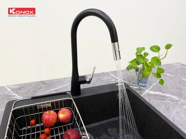 Chậu rửa bát đá Konox Ruvita 680