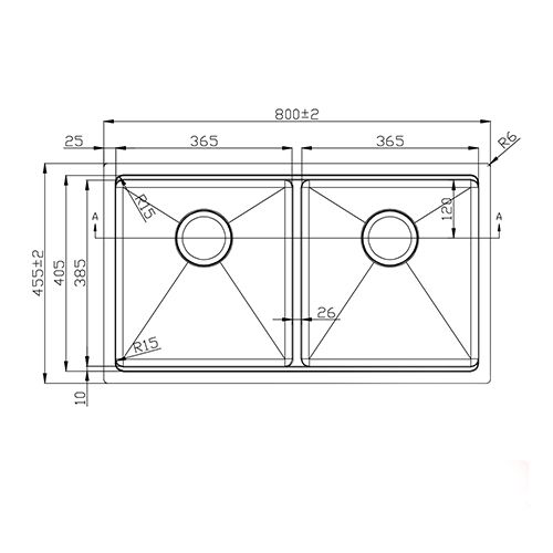 Chậu rửa bát Konox KN8046DUB