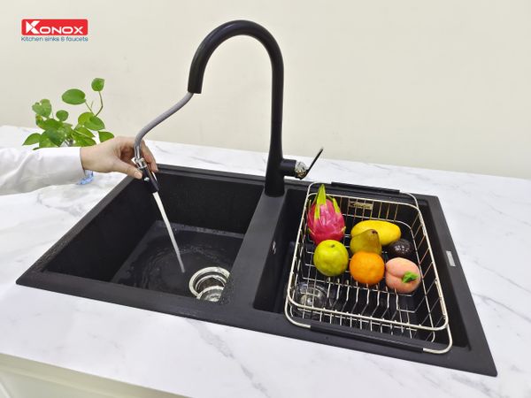 Chậu rửa bát đá Konox Phoenix 860