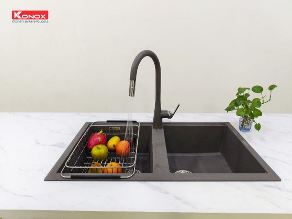 Chậu rửa bát đá Konox Phoenix 860