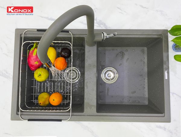 Chậu rửa bát đá Konox Phoenix 860