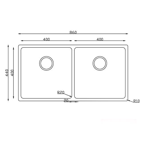 Chậu rửa bát Konox Vigo 8644