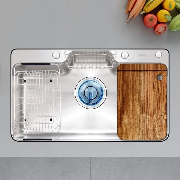 Chậu rửa bát GENTO 1 hố  GT04- 8048