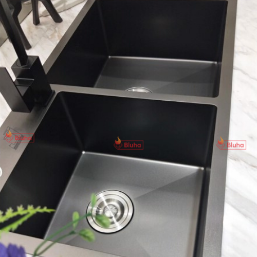 Chậu rửa bát ROSLERER RL04 - 7843 nano lệch