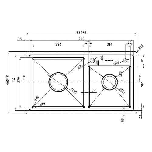 Chậu rửa bát Eurogold EUP18246