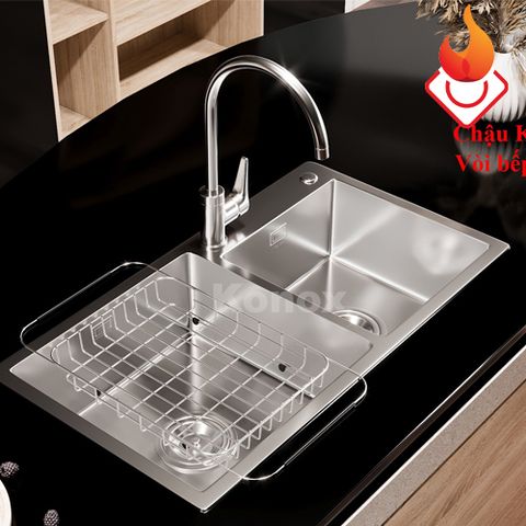 Combo chậu vòi rửa bát KN8245DO - KN1201