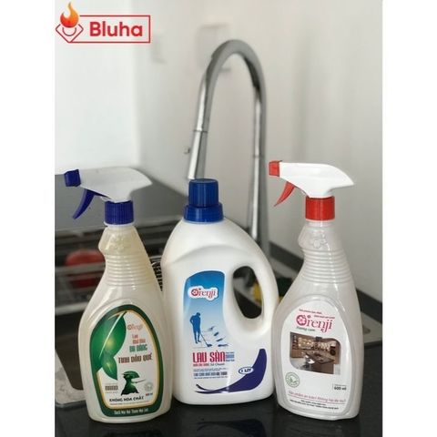 Combo Lau khử mùi Orenji công nghệ Nano từ Nhật Bản an toàn