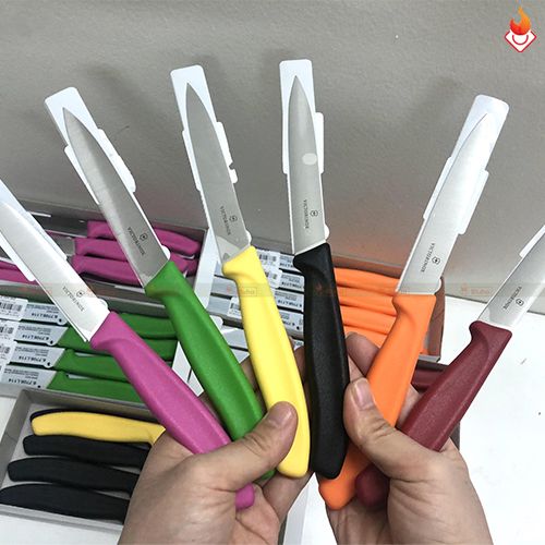 Dụng cụ gọt củ quả 10 cm mũi nhọn cán nhựa Victorinox