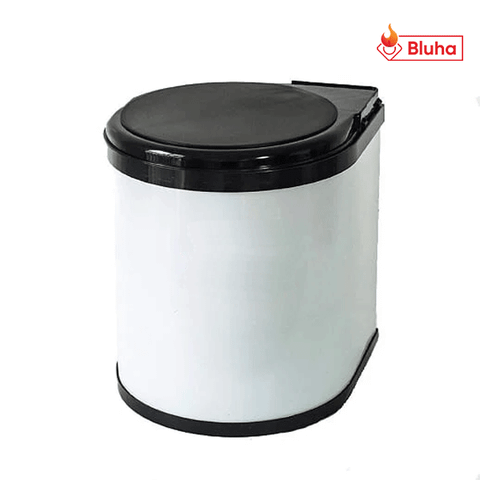 Thùng rác tròn EuroGold Inox cao cấp gắn cánh 14L