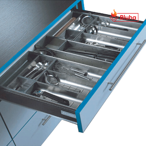 Khay chia thìa dĩa  Eurogold E0650A inox 304
