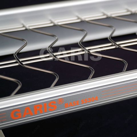 Giá bát cố định Garis GB04 2 tầng nan tròn inox 304