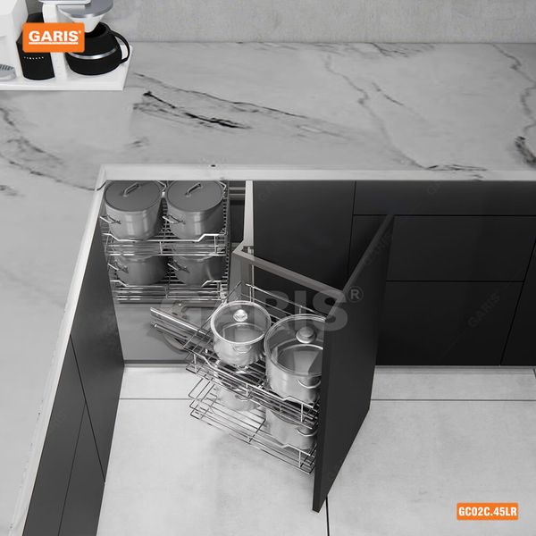 Hệ góc sole Garis GC02C.45L/R cánh kéo