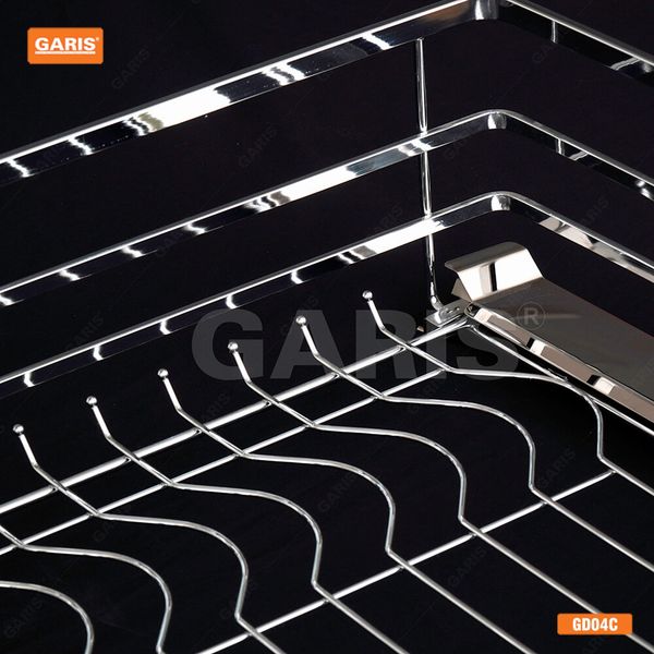 Giá bát đĩa đa năng Garis GD04 Inox 304 nan vuông