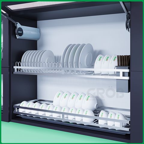 Giá bát cố định Grob GD304 nan dẹt inox 304