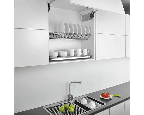 Giá bát chữ V Grob U inox lá