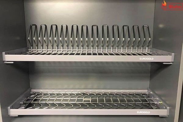 Giá bát cố định Eurogold Inox mờ Oval