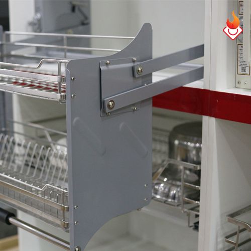 Giá bát đĩa nâng hạ Hafele Cucina Lento inox 304