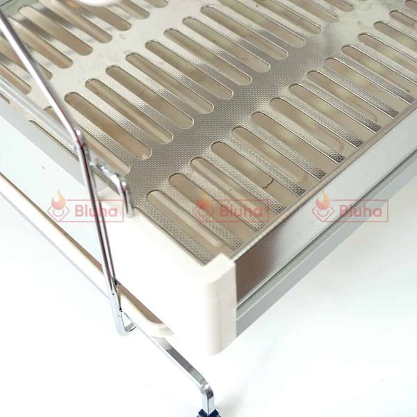 Kệ đựng bát đĩa để bàn Grob UP-50A Inox - nhựa