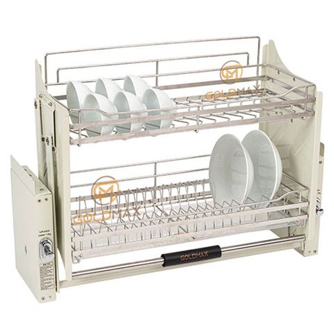 Giá bát đĩa nâng hạ GOLDMAX INOX SUS304 GN700-900M