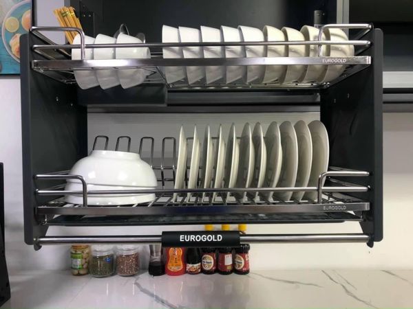 Giá bát di động Eurogold inox sus 304 nan Oval mẫu mới 2022