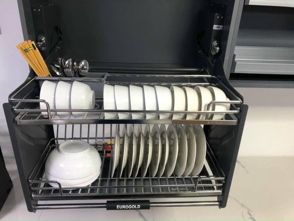 Giá bát di động Eurogold inox sus 304 nan Oval mẫu mới 2022