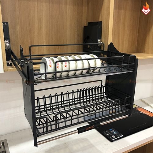 Giá bát đĩa nâng hạ Garis ML06N nan oval