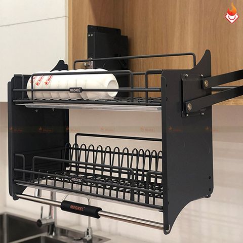 Giá bát đĩa nâng hạ Garis ML06N nan oval