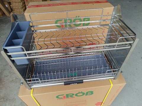 Giá bát nâng hạ GROB Full inox SUS304  C1C304-180