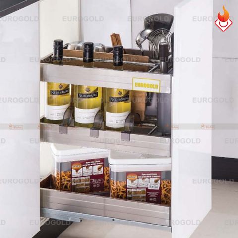 Giá chai lọ dao thớt Eurogold inox hộp