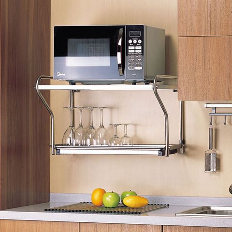 Giá để lò vi sóng kết hợp đựng li cốc Eurogold EU0560