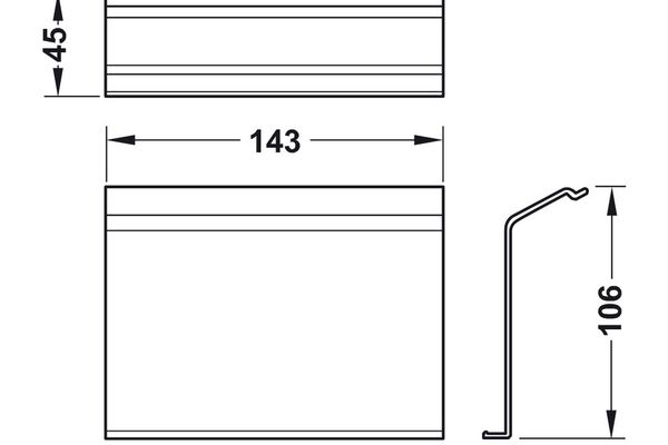 Giá đỡ máy tính bảng Hafele 523.00.320 màu đen