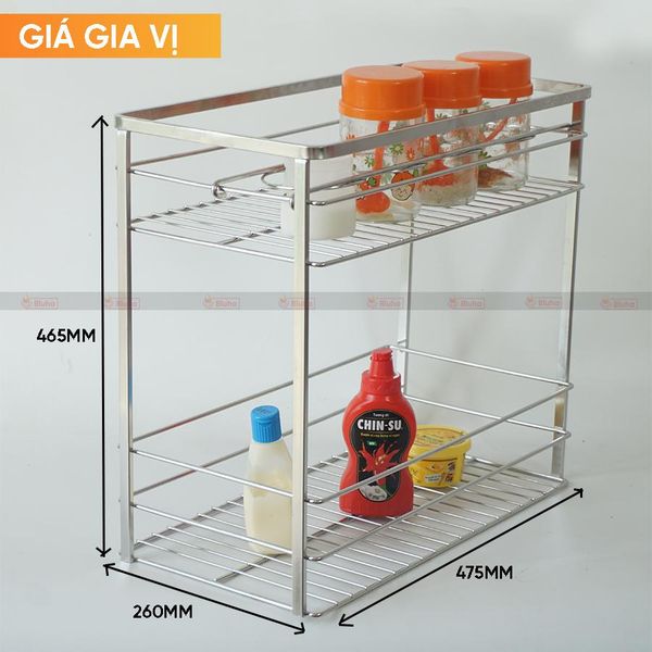 Giá gia vị Eurogold Inox 304 nan dẹt