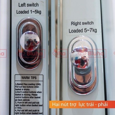 Giá bát đĩa nâng hạ Eurogold Inox 304 EVI180