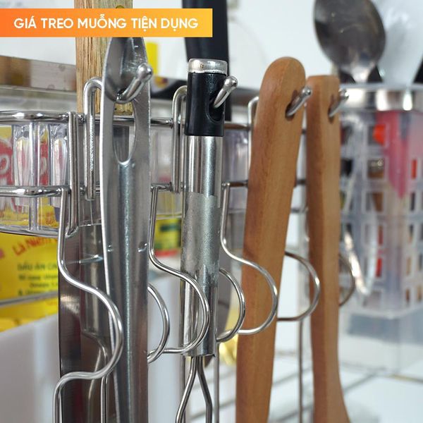 Giá chai lọ dao thớt Eurogold nan dẹt Inox 304