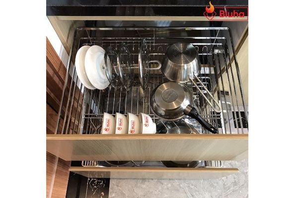 Giá xoong nồi, bát đĩa đa năng EuroGold Inox 304 EP60-90