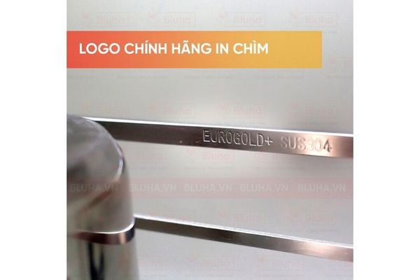 Giá xoong nồi, bát đĩa EuroGold Inox 201 dẹt đa năng, gắn cánh âm tủ