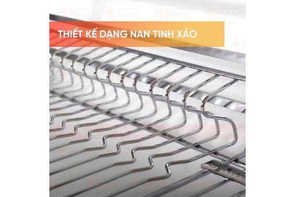 Giá xoong nồi, bát đĩa EuroGold Inox 201 dẹt đa năng, gắn cánh âm tủ