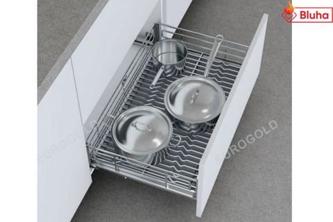 Giá xoong nồi EuroGold Inox Oval gắn cánh